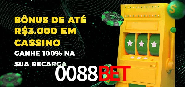 0088bet melhor bônus de depósito