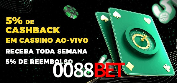 Promoções do cassino ao Vivo 0088bet